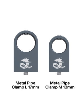 Metal Pipe Clamp L 17 mm and M 13 mm variants; sold separately